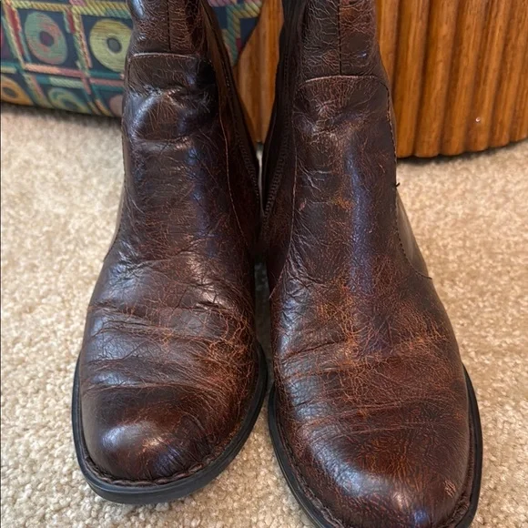 Brown Leather Riding Boots - Picture 5 of 9